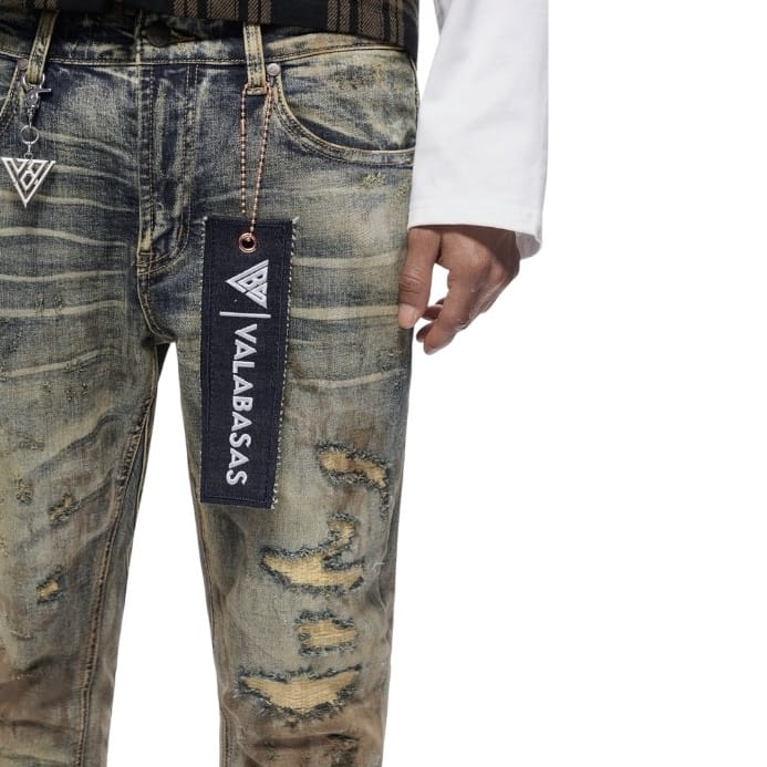 Valabasas Static Stacked Denim Jean (Vintage Wash) VLBS-VJ3-1083 - Image 7