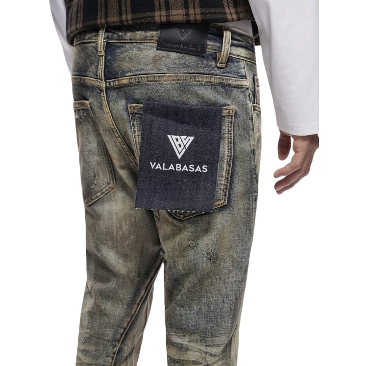 Valabasas Static Stacked Denim Jean (Vintage Wash) VLBS-VJ3-1083 - Image 8