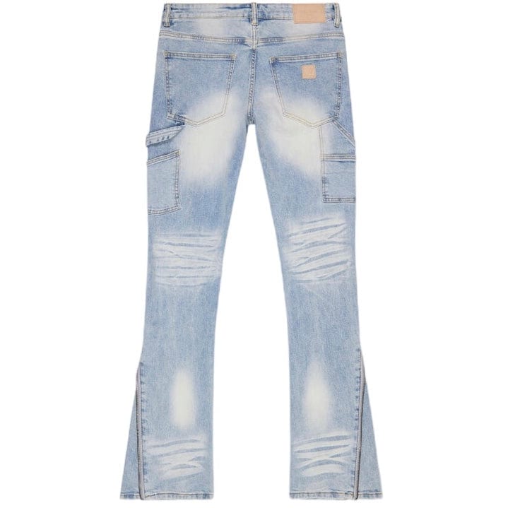 Valabasas Streamline Stacked Flare Jean (Light Blue Wash) VLBS5046 - Image 2