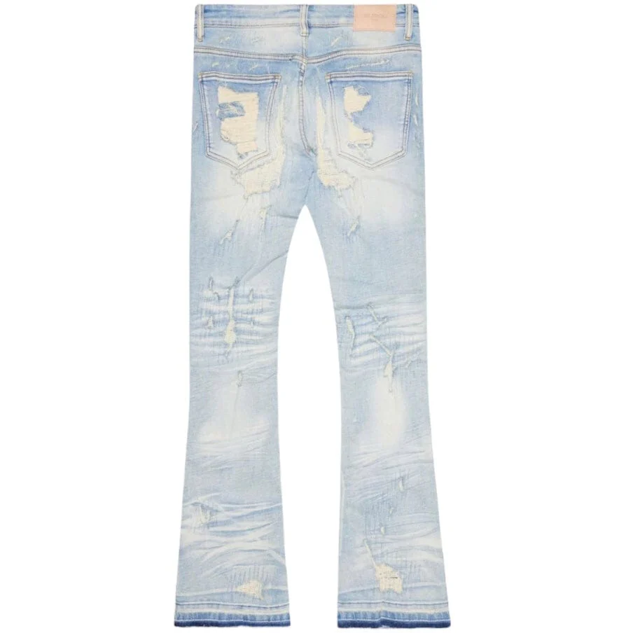 Valabasas Tearaway Stacked Denim Jean (Light Blue Wash) VLBS22101623 - Image 2