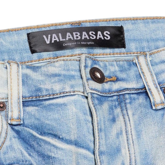 Valabasas Tearaway Stacked Denim Jean (Light Blue Wash) VLBS22101623 - Image 3