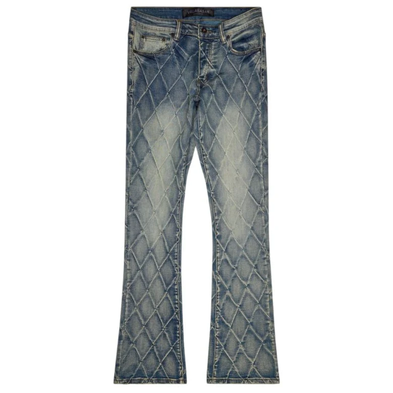 Valabasas Tired Stacked Denim Jean (Lt. Vintage Blue) VLBS-VJ3-1002 - Image 6