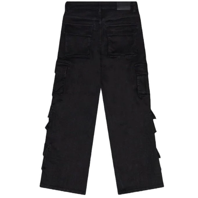 Valabasas Track Baggy Denim Jean (Black) VLBS-BG-24 - Image 2