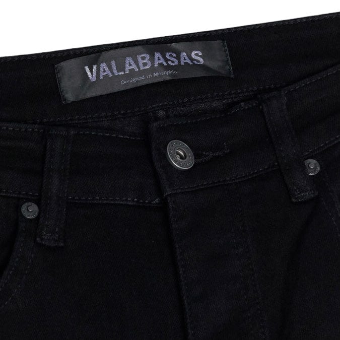 Valabasas Track Baggy Denim Jean (Black) VLBS-BG-24 - Image 3