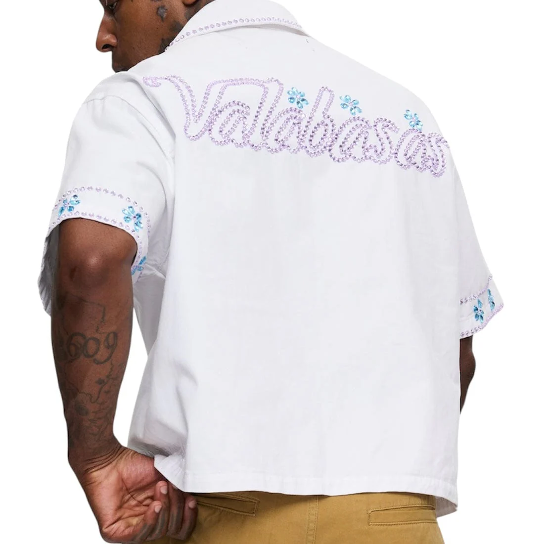 Valabasas Under Pressure Cropped Button Down (White) VLBS-VBD2-1005 - Image 2