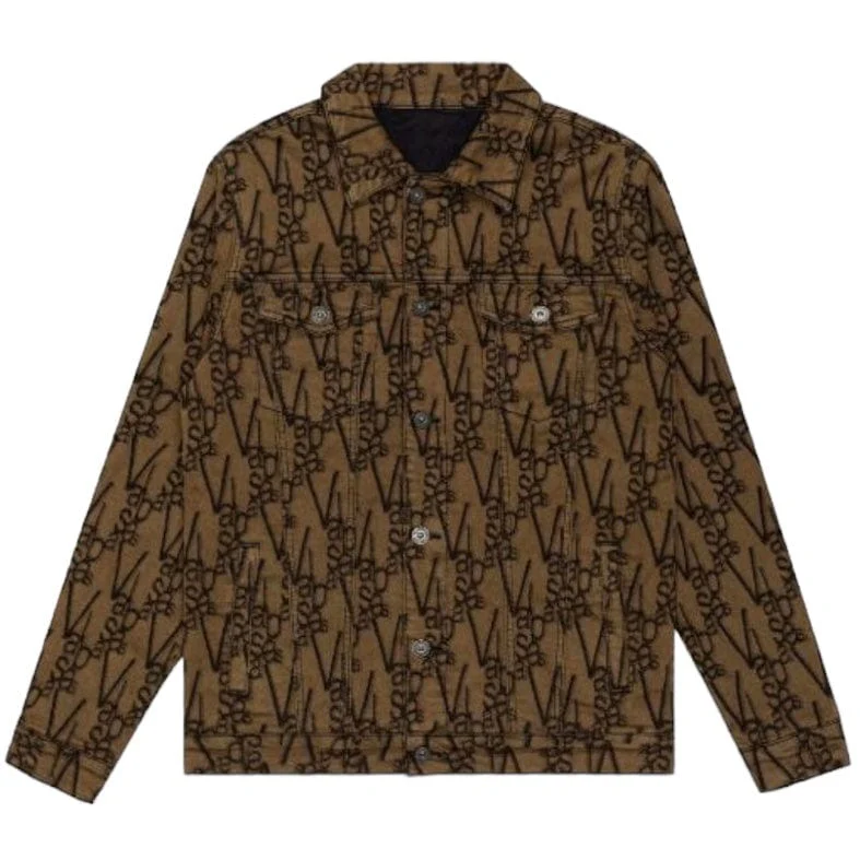 Valabasas "V-Ink" Jacket (Black/Brown) VLBS6022