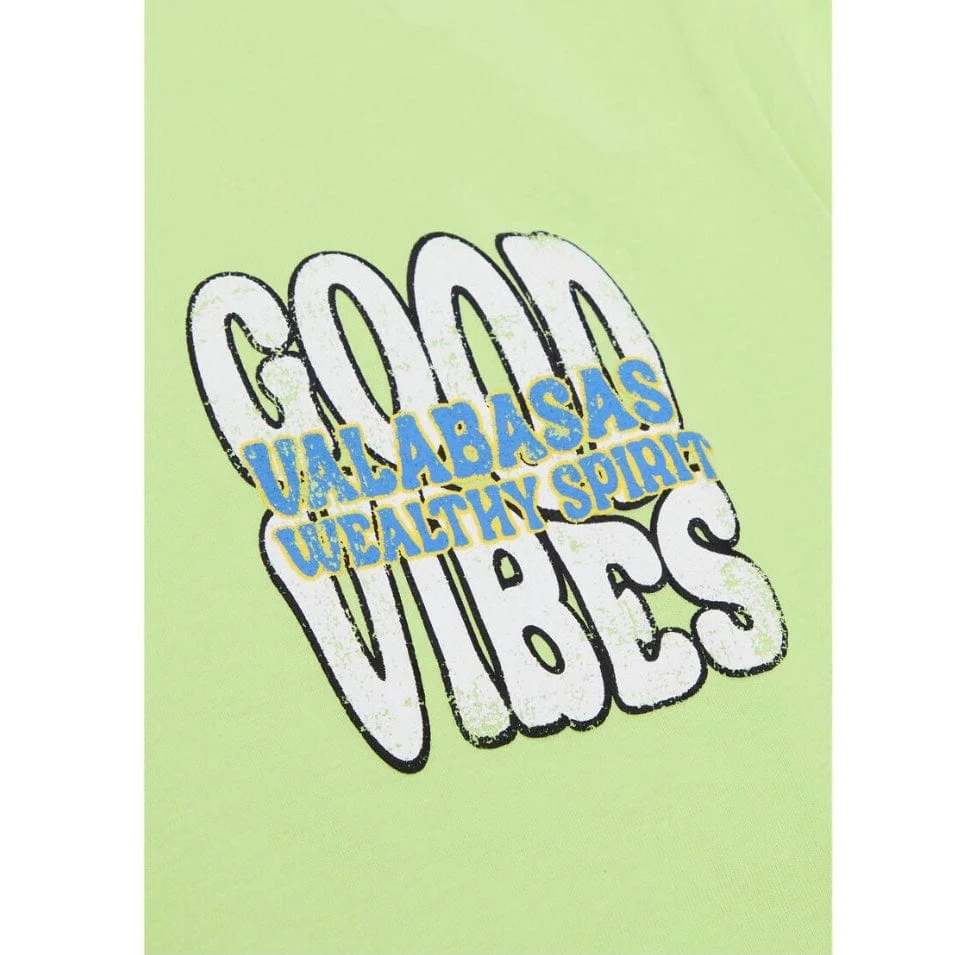 Valabasas Wealthy Spirit Vintage Tee (Vintage Lime) VLBS90063 - Image 3