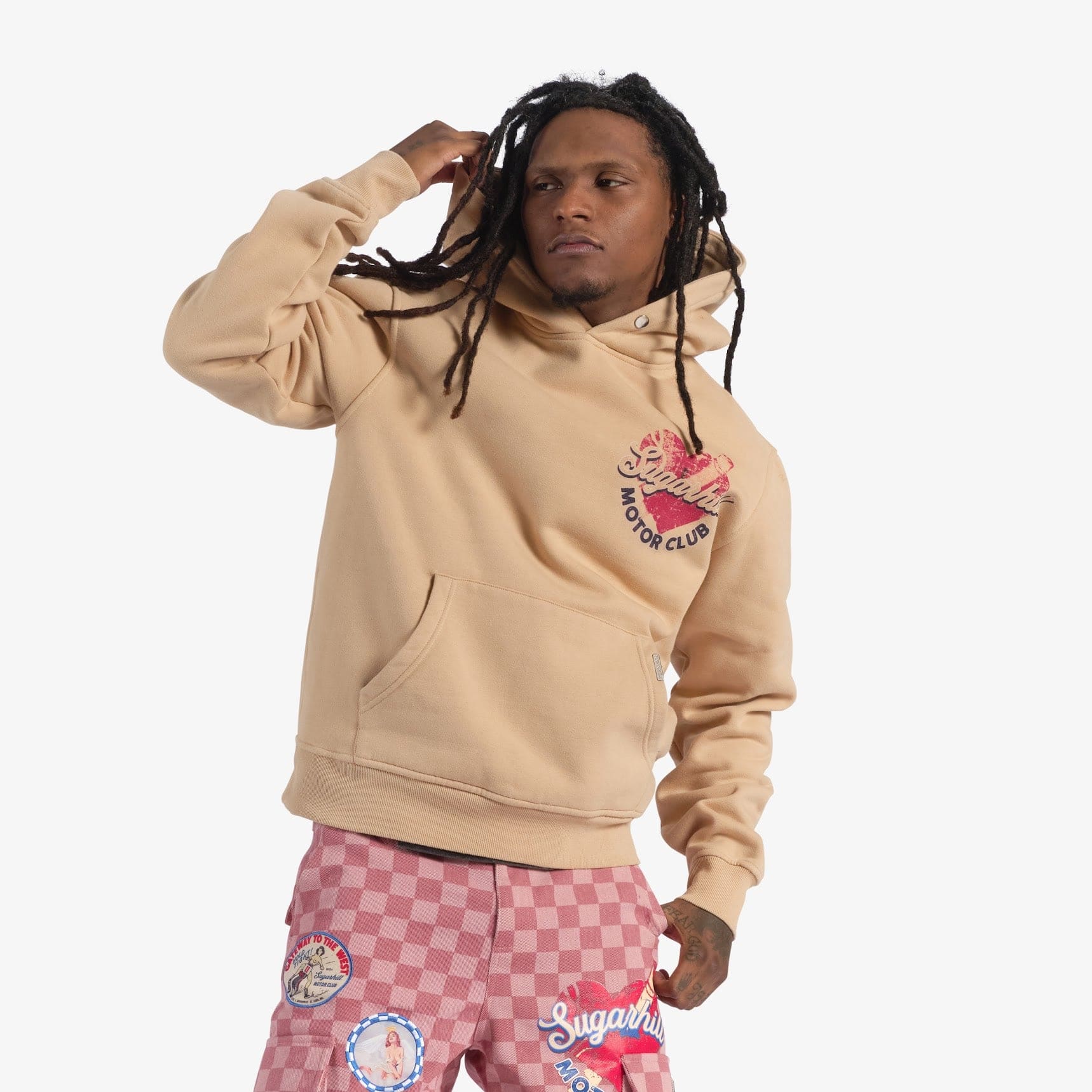 "Velocity" Hoodie (hazelnut vintage) - Image 2