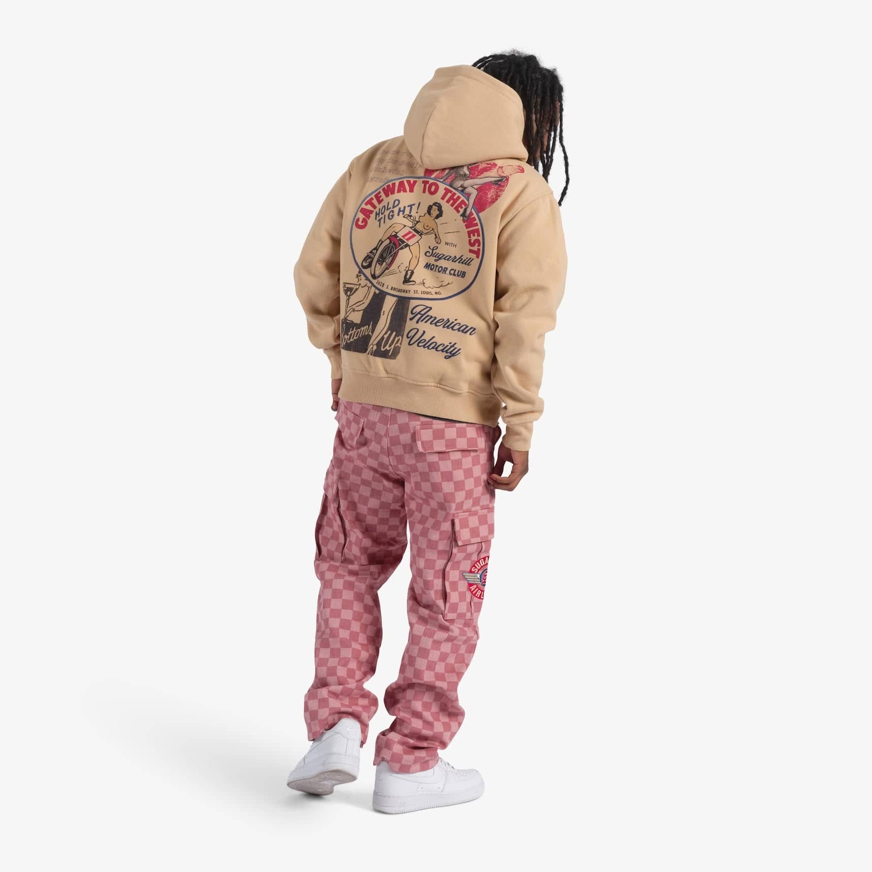 "Velocity" Hoodie (hazelnut vintage) - Image 3