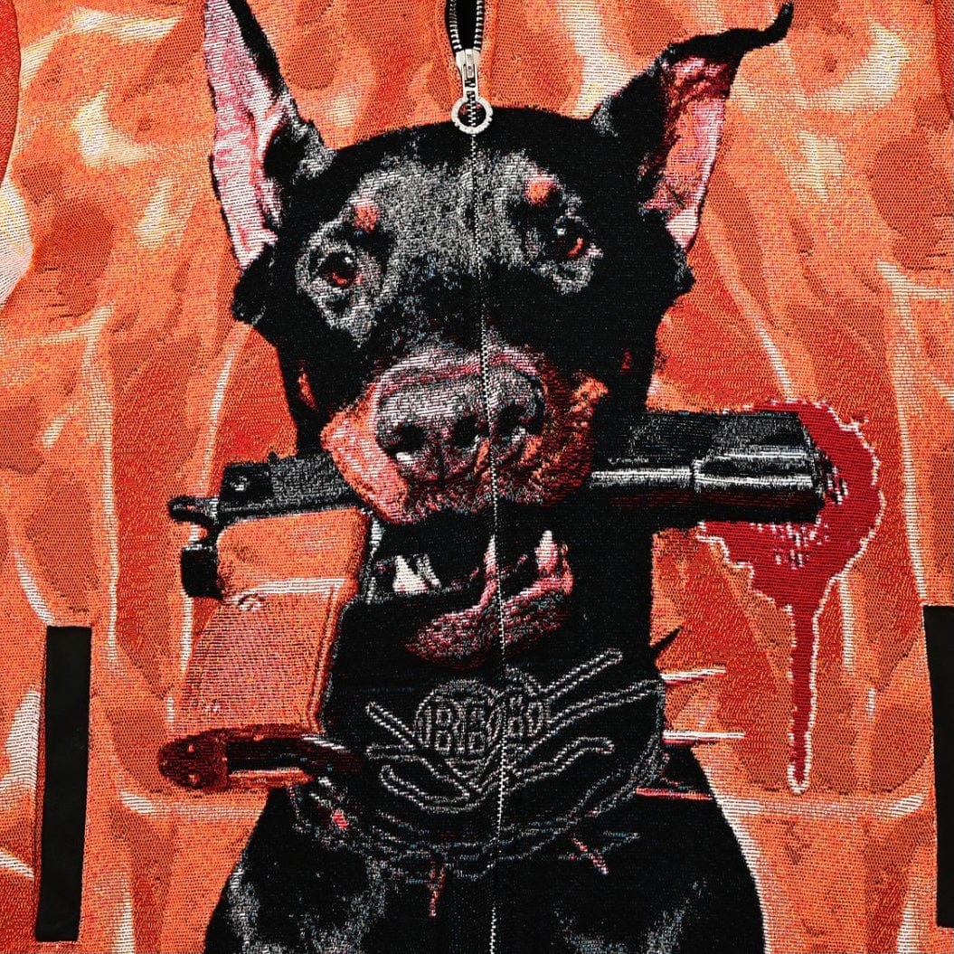 VeryRare Doberman Gang Jacket (Orange) - Image 10