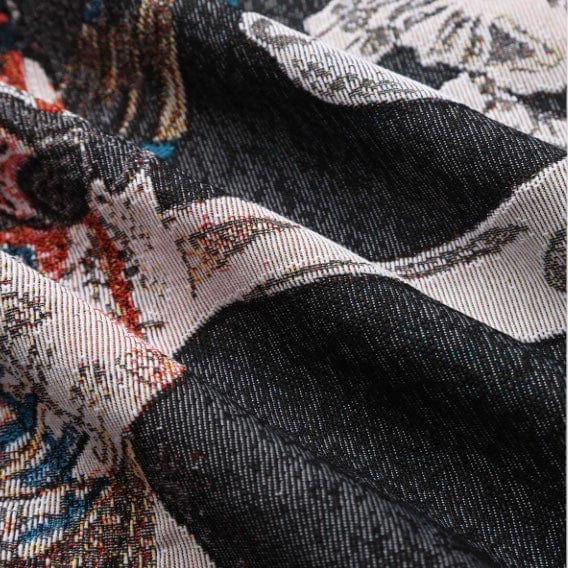 VeryRare Gashadokuro Jacquard Hoodie (Black) - Image 11