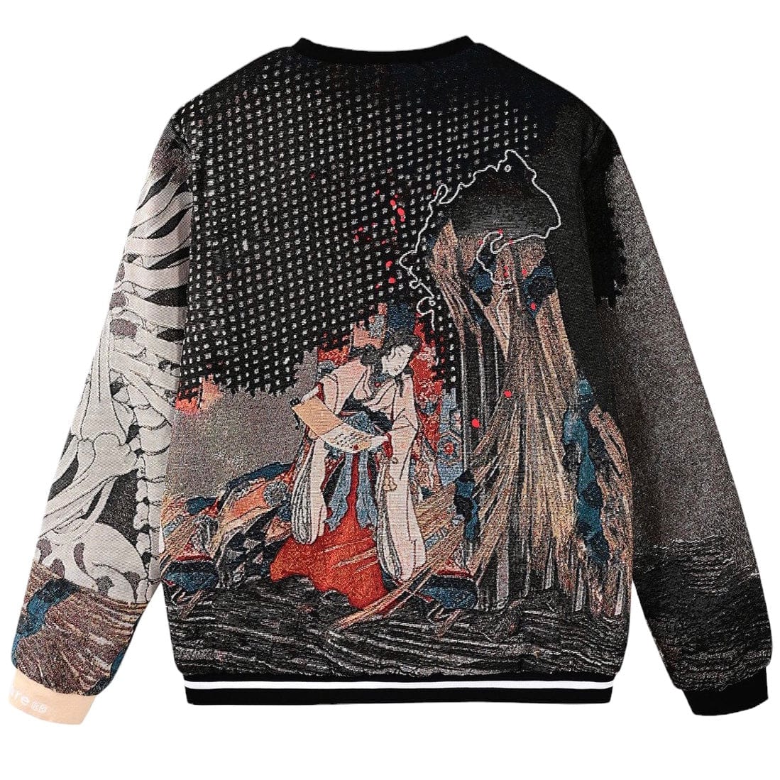 VeryRare Gashadokuro Jacquard Crewneck (Grey) - Image 2