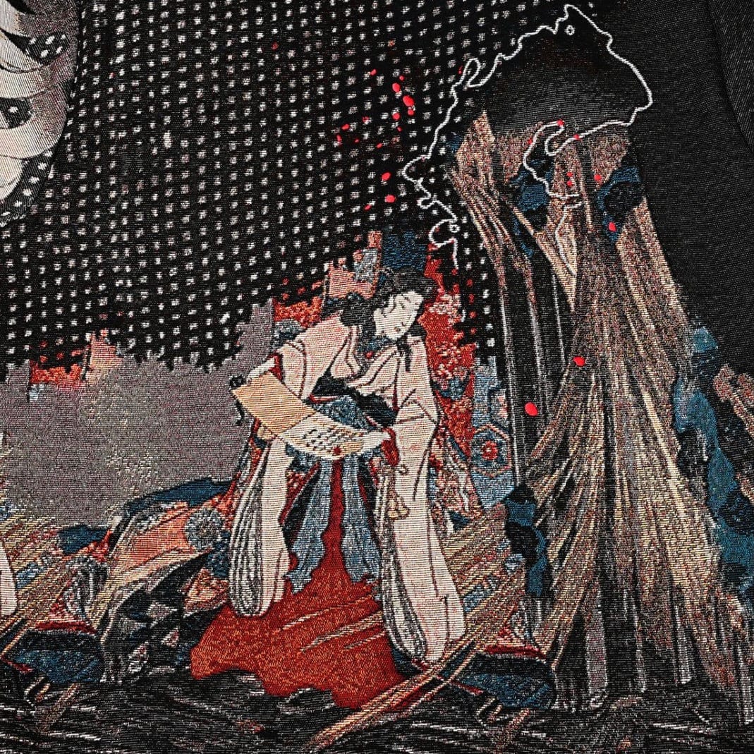 VeryRare Gashadokuro Jacquard Crewneck (Grey) - Image 6