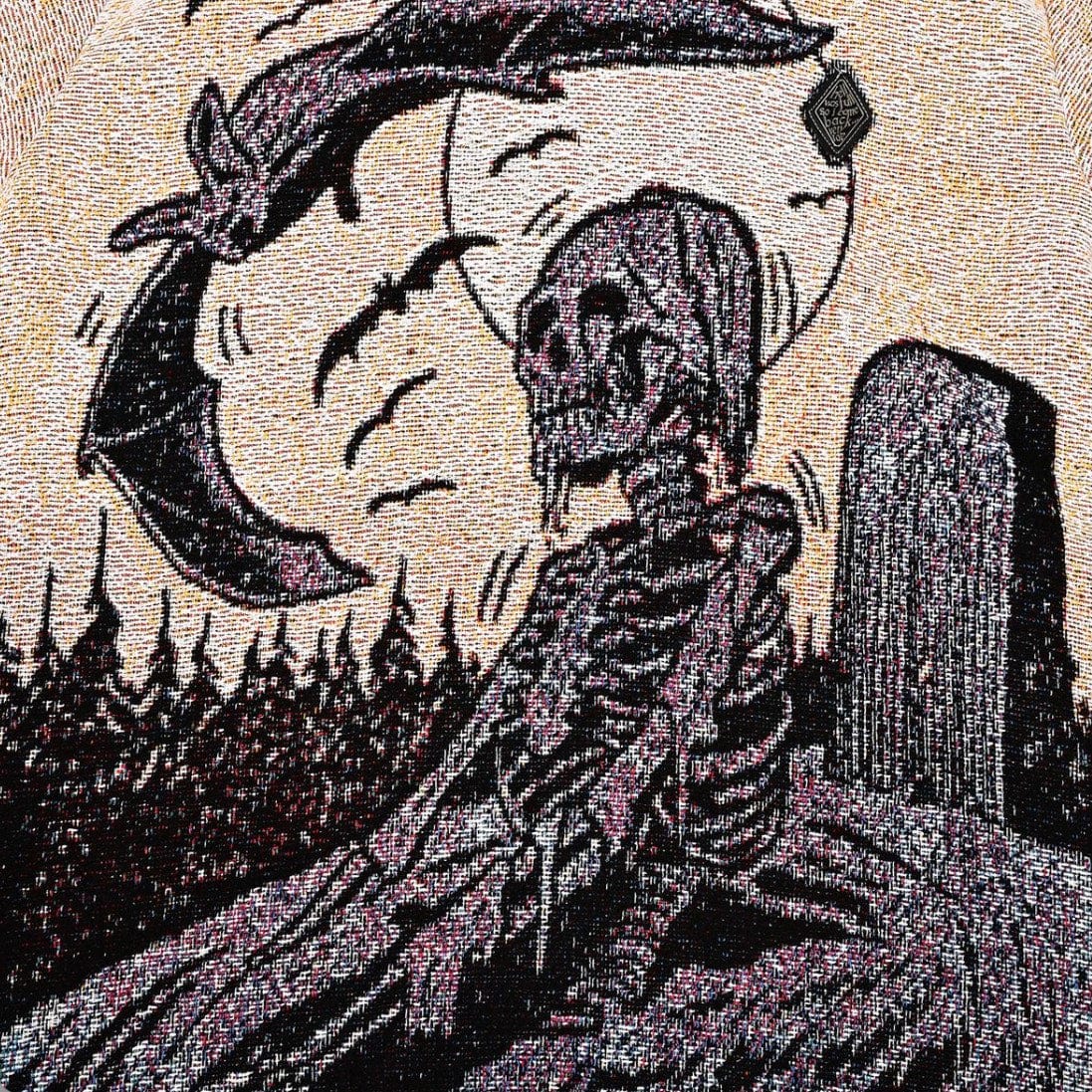 VeryRare Grave & Moon Hoodie (Yellow) - Image 3