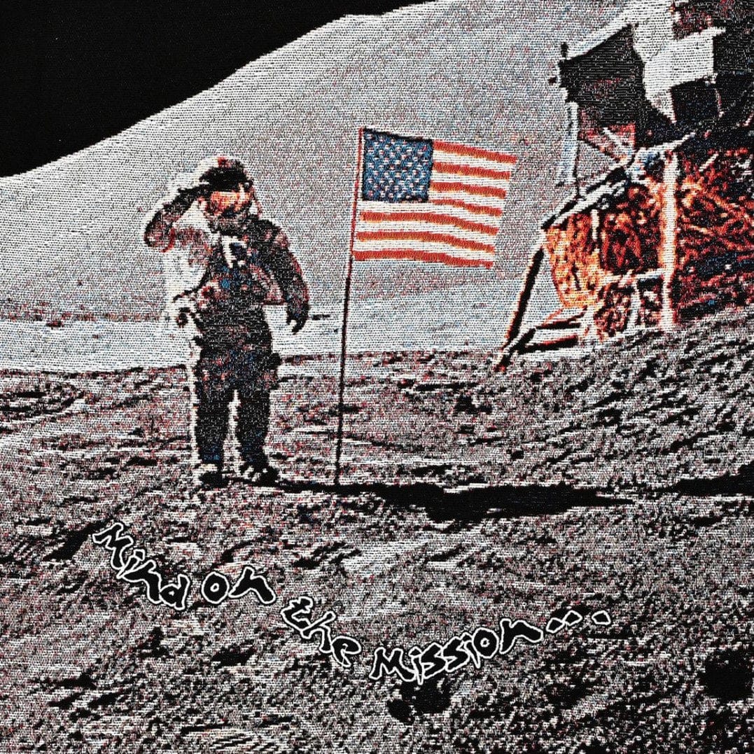 VeryRare Lunar Landing Hoodie (Grey) - Image 9