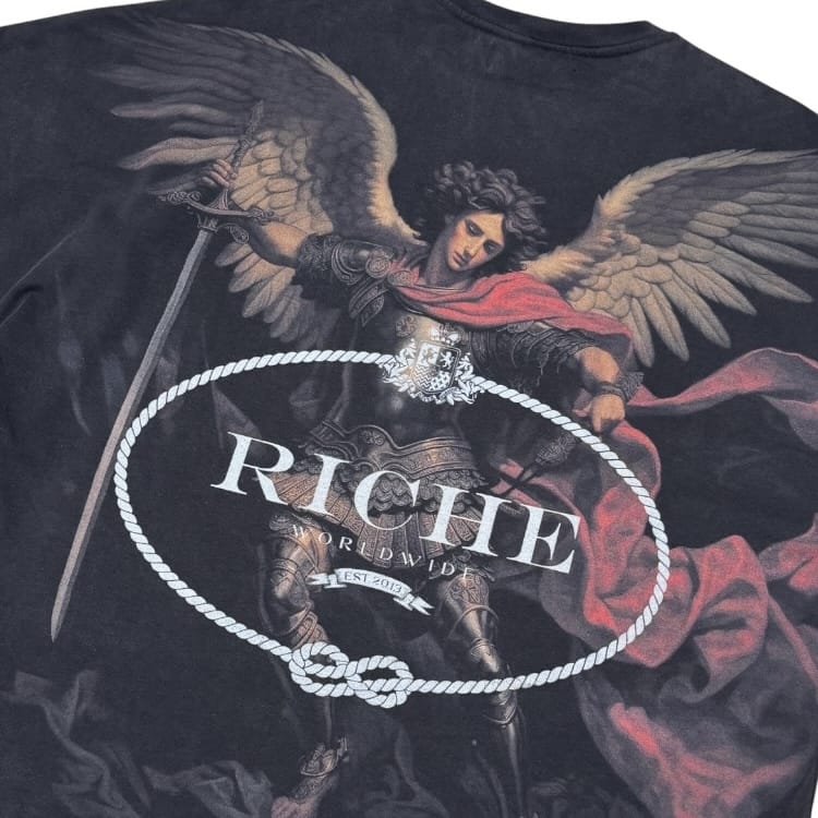 Vie Riche Archangel V Tee (Black) VR2039-BLK - Image 4