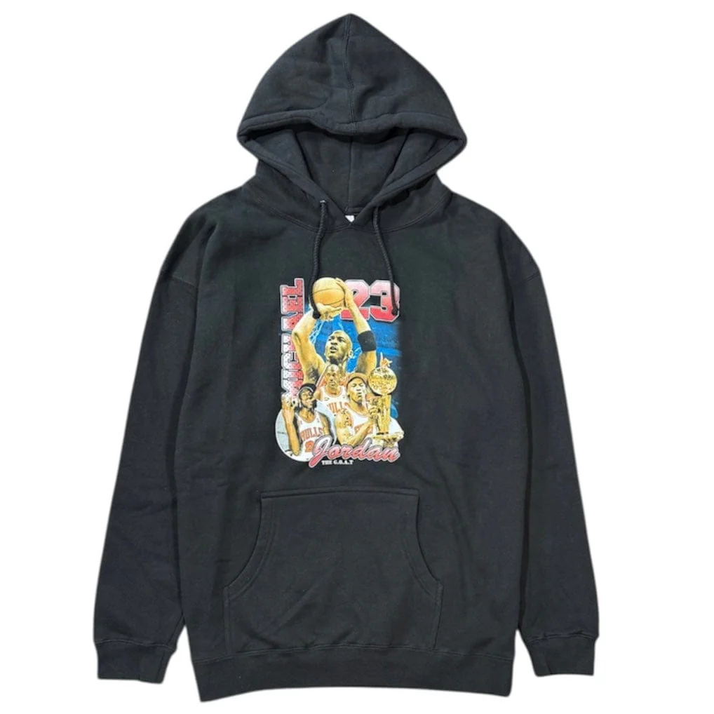 Vintage Michael Jordan The G.O.A.T Hoodie (Vintage Black)
