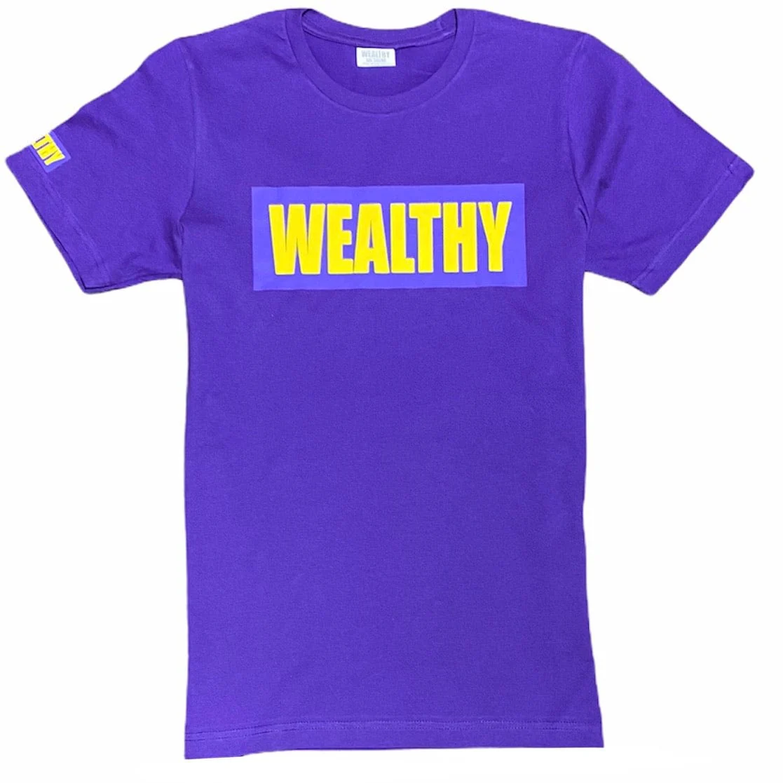 Wealthy T Shirt (Purple/Purple/Gold)