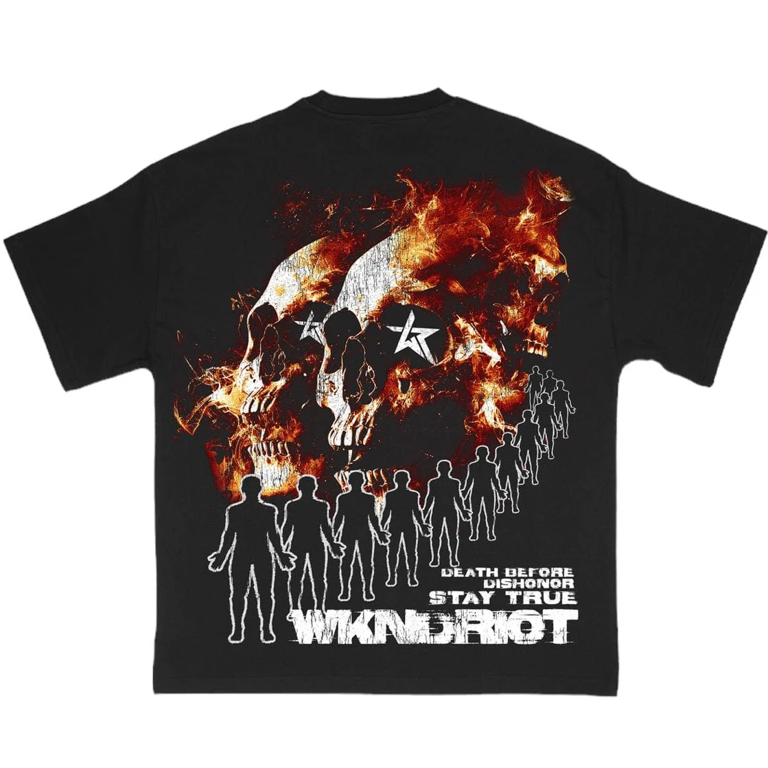 Wknd Riot Stay True Tee (Black) - Image 2