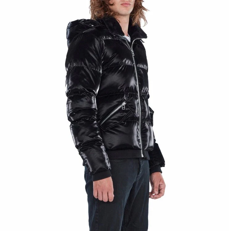 Woodpecker Woody Bomber Jacket (All Wet Black) WPM001 - Image 3