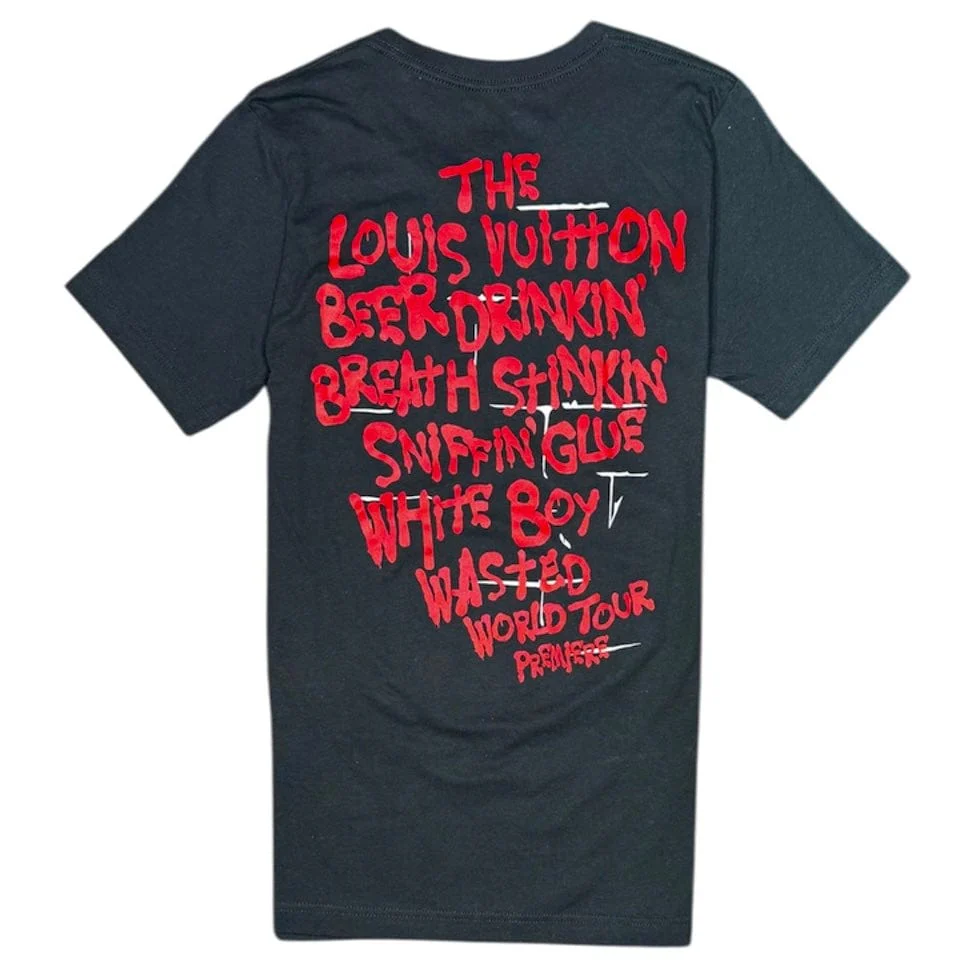 World Tour Bear Drinkin Tour T Shirt (Black) WTLBDTTEE-BLK - Image 2