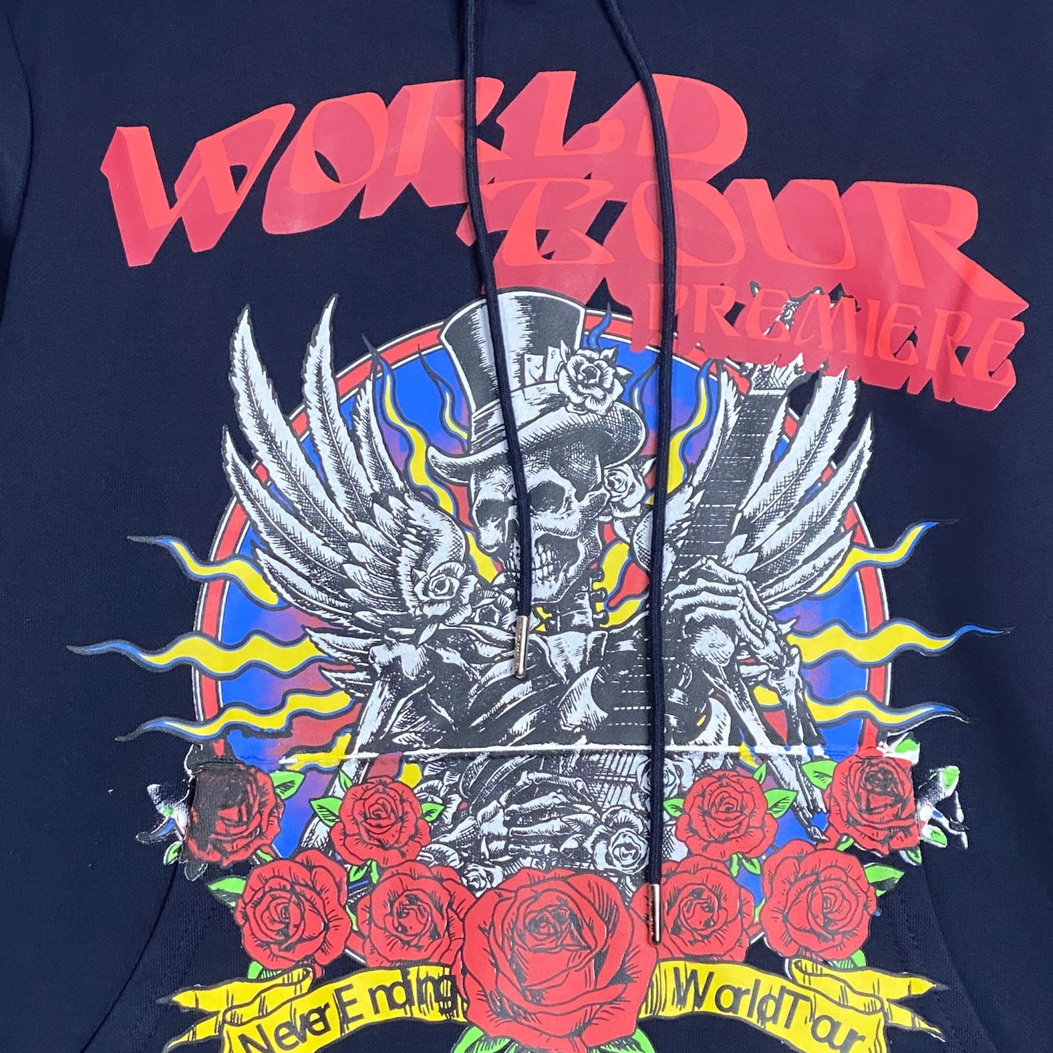 World Tour Never Ending Hoodie (Navy) - Image 2