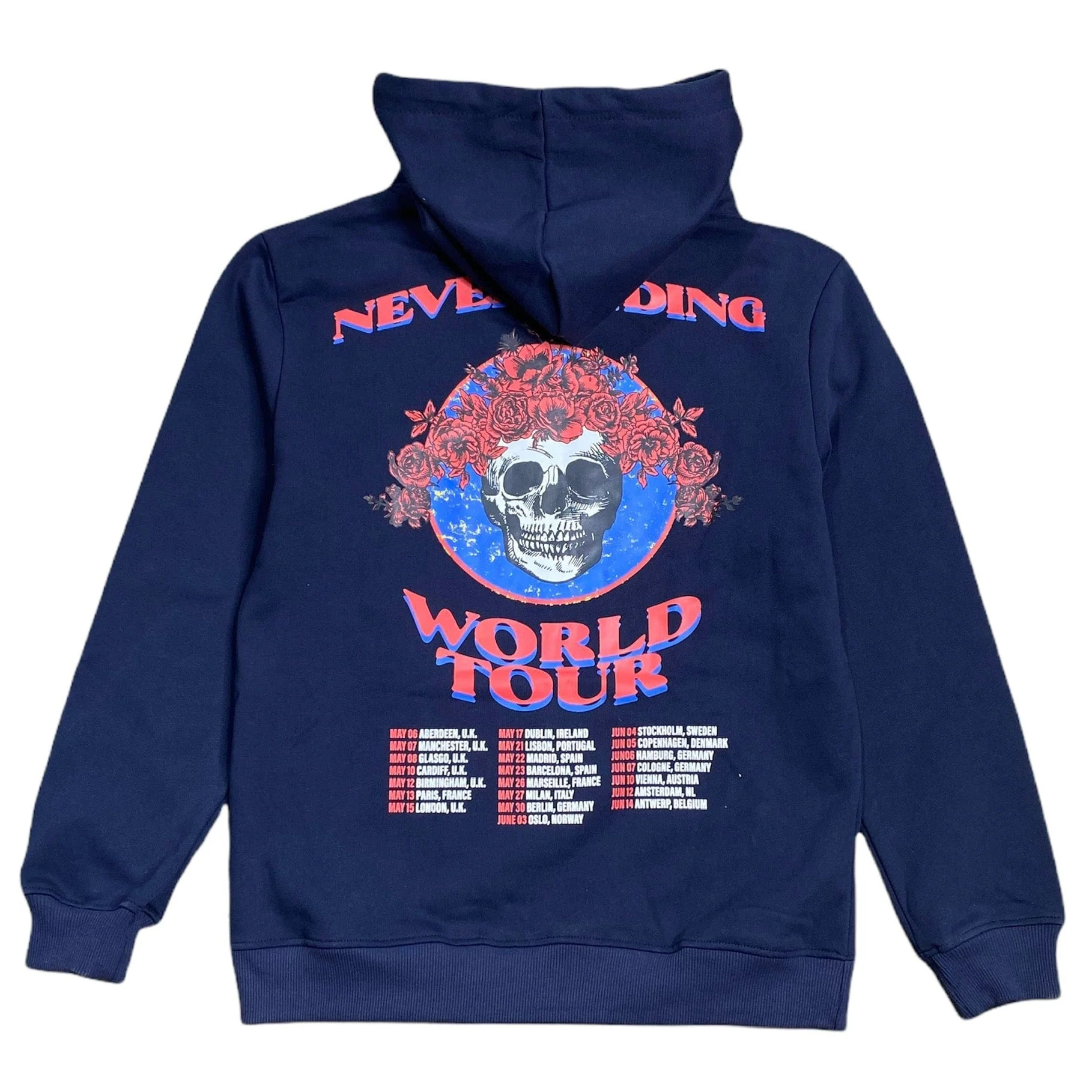 World Tour Never Ending Hoodie (Navy) - Image 3