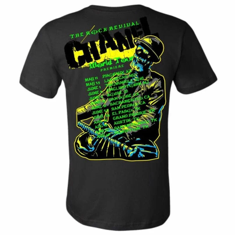World Tour Rock Revival Tour T Shirt (Black) - Image 2