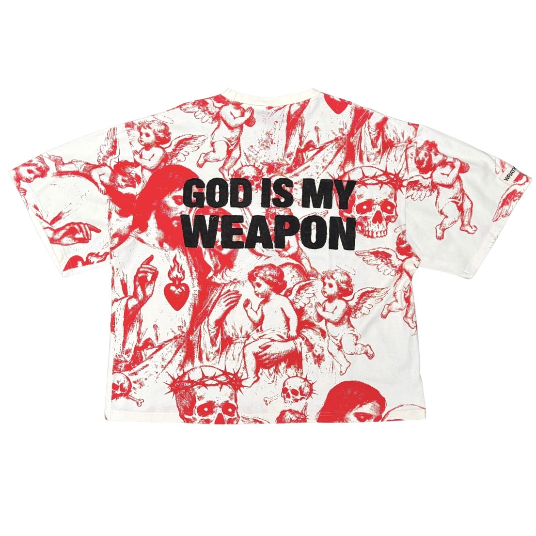 Wrathboy God Is My Weapon Tee (Red) WB623-RED - Image 2