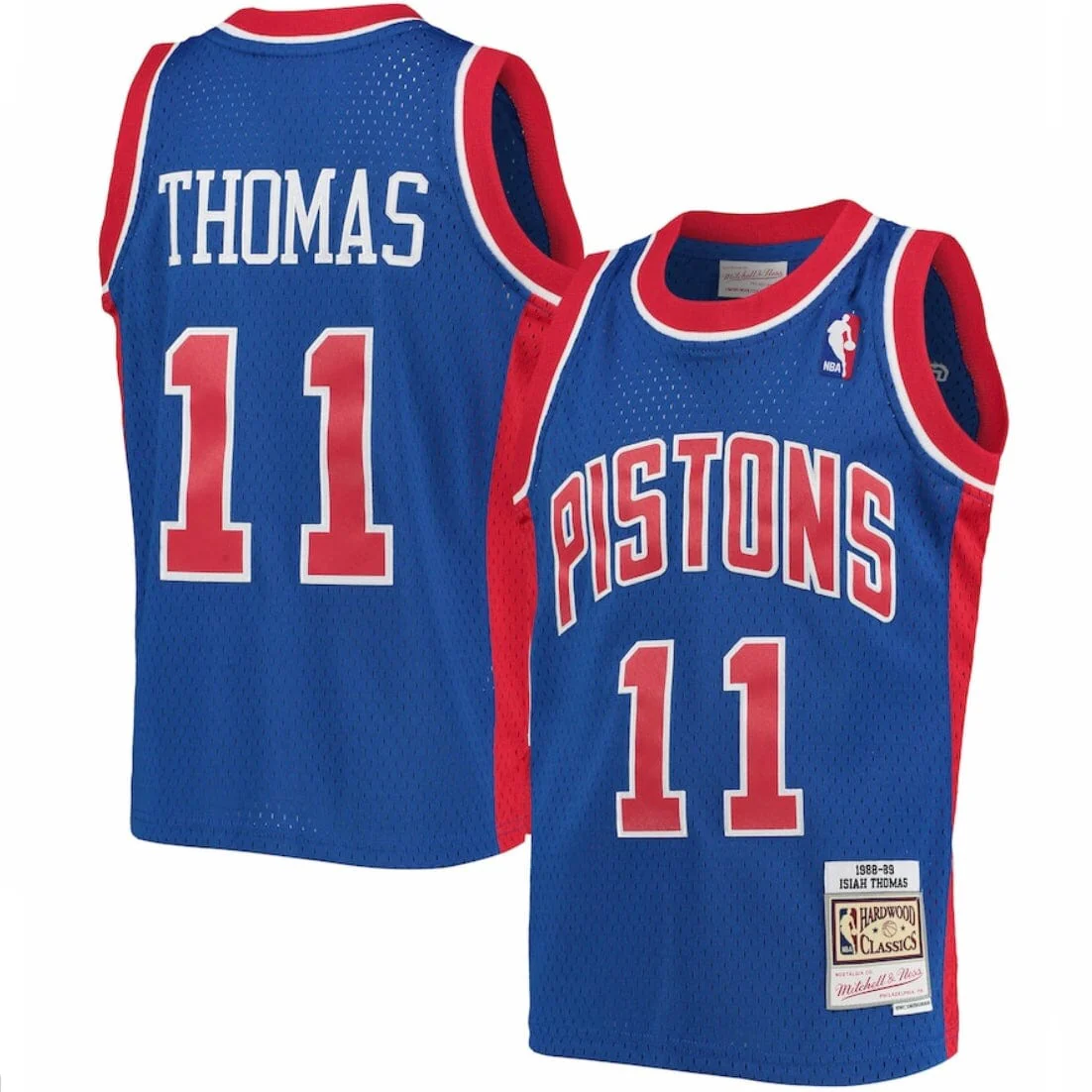 Youth Mitchell & Ness Detroit Pistons Thomas Isiah Swingman Jersey (Royal) - Image 3