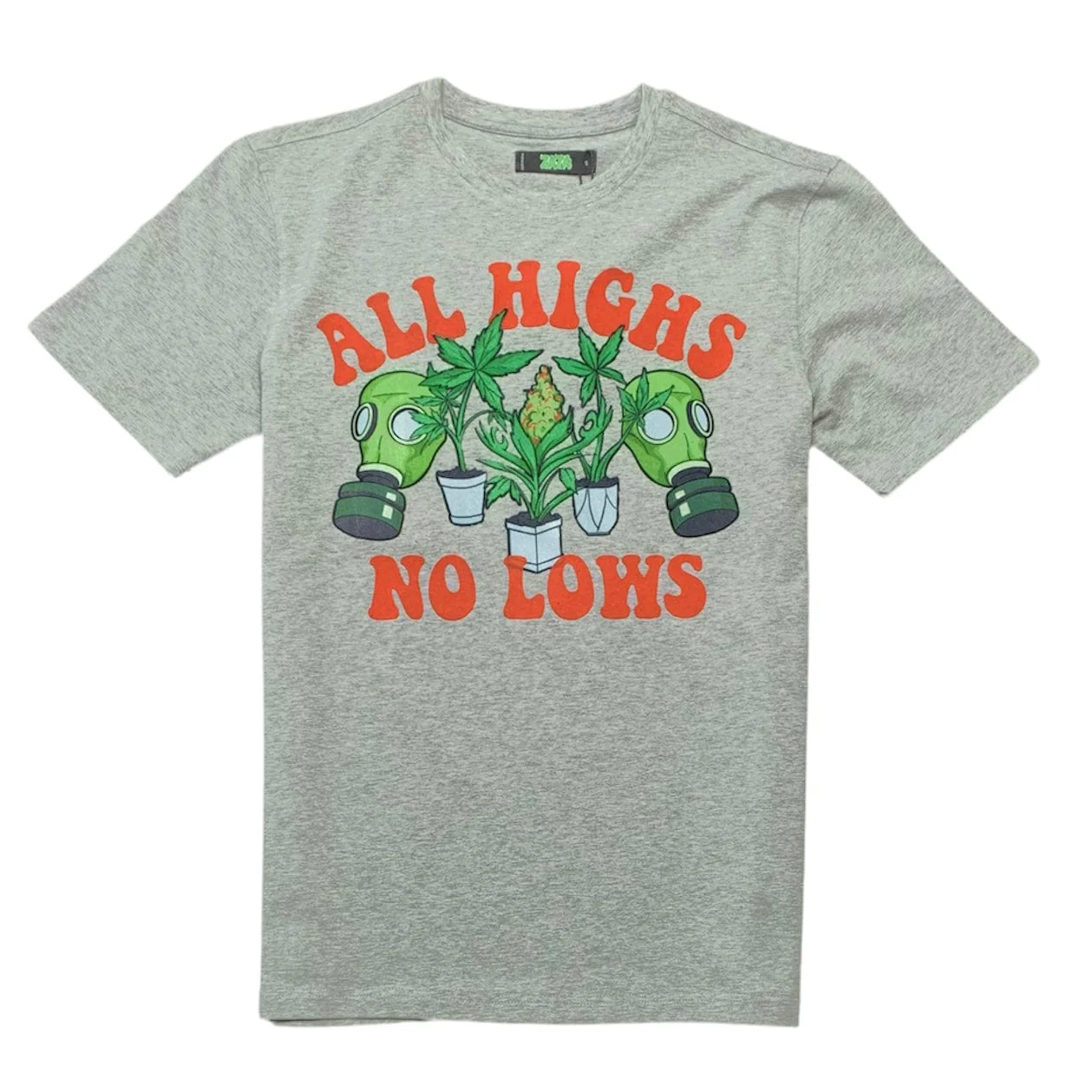 Zaza "All High" T Shirt & Short Set (Heather Grey) - Image 2