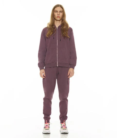 ZIP HOODY IN GRAPE COMPOTE - Image 5